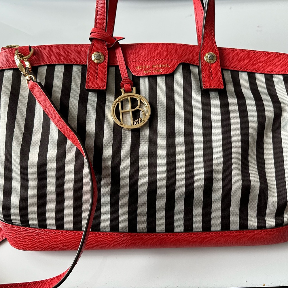 Vintage Henri Bendel Leather Trip Handbag